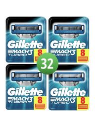 Gillette Combi Scheermesjes Mach3 Turbo 32 scheermesjes