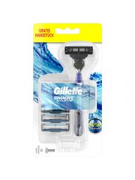 Gillette Mach3 Start Houder met Aqua-Grip incl 5 Mesjes