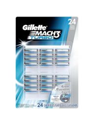 Gillette Mach3 Turbo Scheermesjes 24 Stuks