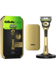 Gillette Labs Gold scheersysteem met reisetui en magnetisch dock 