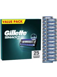 Gillette Mach3 25 scheermesjes Value pack