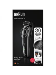 Braun BaardTrimmer 39 lengtes incl Gillette Fusion5 scheermes