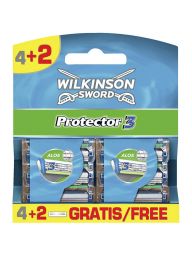 Wilkinson Protector3 Mesjes 4 + 2 GRATIS
