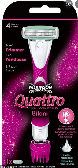 Wilkinson Quattro For Women Bikini waterproof Apparaat