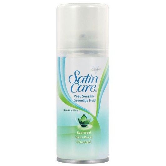 Gillette Satin Care 75ml Scheergel Gevoelige Huid Aloe Vera