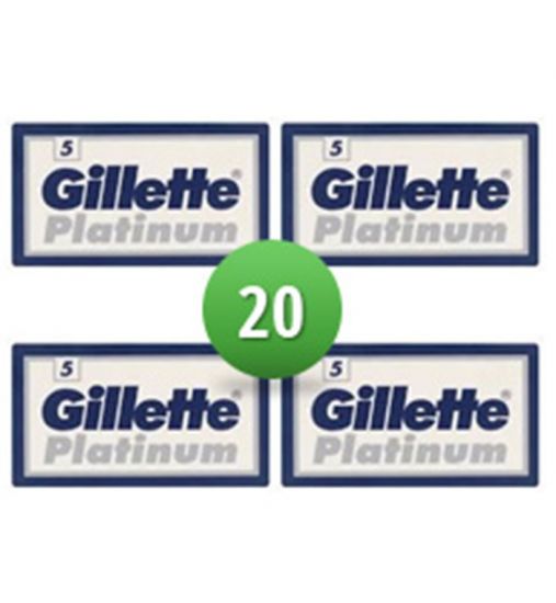 Gillette Combi Scheermesjes Platinum 20 mesjes