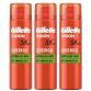 Gillette Combi Fusion5 Sensitive Scheergel 3x200ml