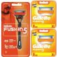 Gillette Combi Fusion5 Houder incl 17 Mesjes