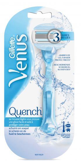 Gillette Venus Quench Apparaat + 2 Scheermesjes