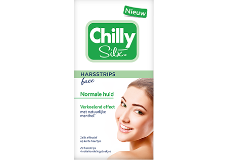 Chilly Silx Harsstrips Gezicht 20st Normale huid