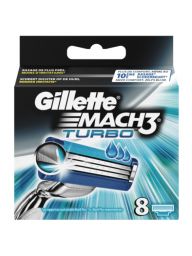 Gillette Mach3 Turbo Scheermesjes 8 stuks pack