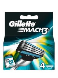 Gillette Mach3 Scheermesjes 4 stuks