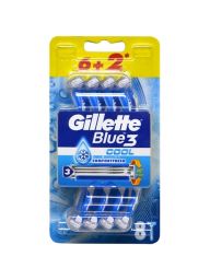 Gillette Blue 3 Cool Wegwerpmesjes 8 Stuks