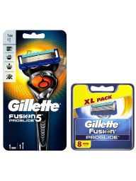 Gillette Combi Fusion5 ProGlide Flexball Scheersysteem incl 9 Mesjes