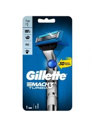 Gillette Mach3 Turbo 3D Scheersysteem incl 1 Mesje