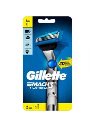 Gillette Mach3 Turbo 3D Scheersysteem incl 2 Mesjes