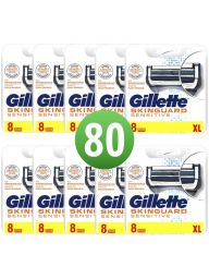 Gillette SkinGuard Sensitive Scheermesjes 80 Stuks Hele Doos (10x8)