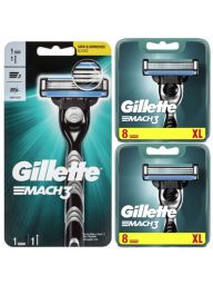 Gillette Combi Mach3 Scheersysteem incl 17 mesjes