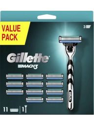 Gillette Mach3 Houder incl 12 Mesjes