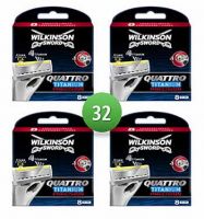 Wilkinson Sword Combi Scheermesjes Quattro Titanium Precision 32 mesjes