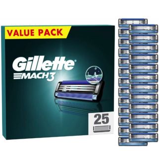 Gillette Mach3 25 scheermesjes Value pack