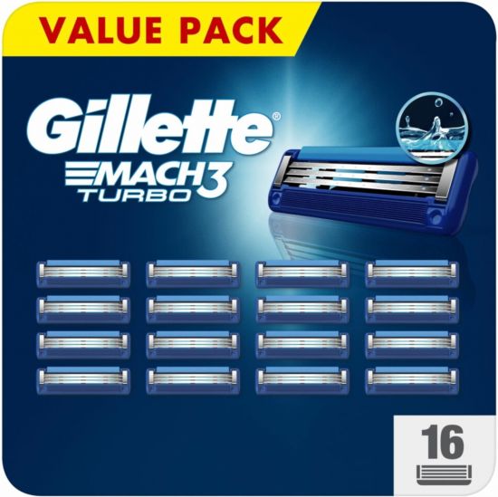 Gillette Mach3 Turbo 16 Scheermesjes