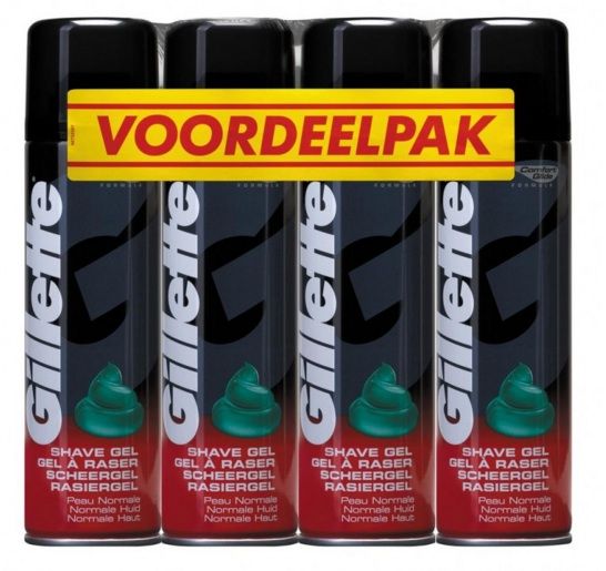 Gillette Scheergel Normale Huid 4 x 200ml