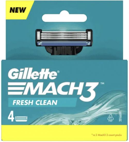 Gillette Mach 3 4 Scheermesjes