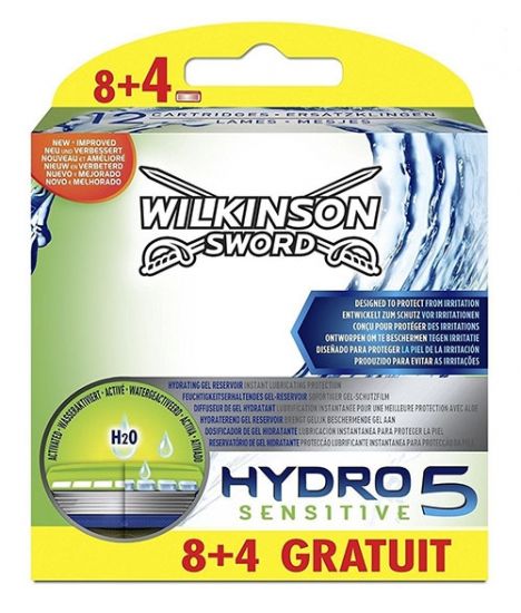 Wilkinson Hydro5 Sensitive 12 scheermesjes