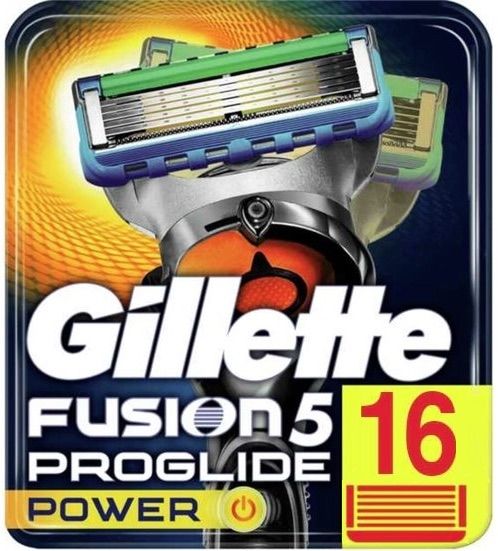voorbeeld de sneeuw klei Gillette Fusion5 ProGlide Power 16 mesjes