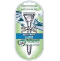 Wilkinson Quattro Titanium Sensitive Apparaat Houder incl 1 Mesje