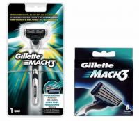 Gillette Combi Mach3 Scheersysteem incl 9 mesjes