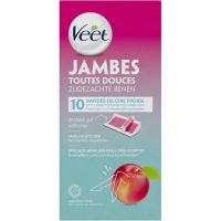 10 Veet Waxstrips Zijdezachte Benen + 2 Nabehandelingsdoekjes