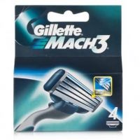 Gillette Mach3 Scheermesjes 4 stuks