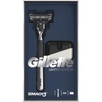 Gillette Mach3 Scheersysteem met Chromen Handvat incl Standaard Giftset Limited Edition