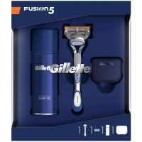 Gillette Fusion5 Giftset Scheersysteem incl 1 Mesje + Reiscase + Scheergel 75ml