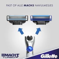 Gillette Mach3 Turbo 3D Scheersysteem incl 2 Mesjes