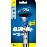 Gillette Mach3 Turbo 3D Scheersysteem incl 2 Mesjes