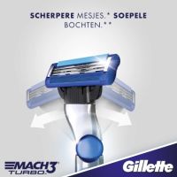 Gillette Mach3 Turbo 3D Scheersysteem incl 2 Mesjes