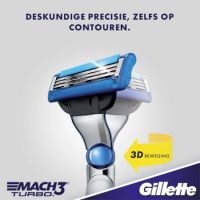 Gillette Combi Mach3 Turbo 3D Scheersysteem incl 18 Mesjes
