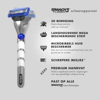 Gillette Combi Mach3 Turbo 3D Scheersysteem incl 9 Mesjes