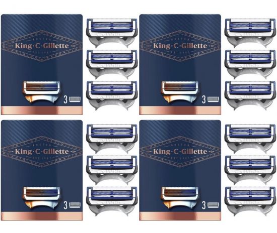 King C Gillette 12 Skinguard Sensitive scheermesjes