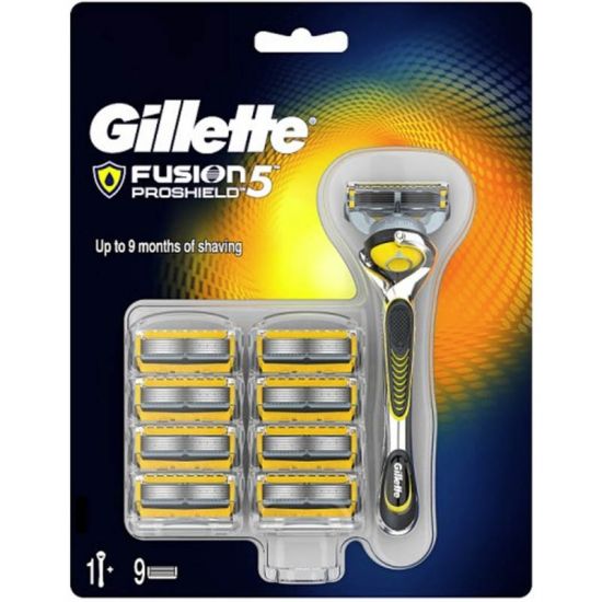 Gillette Fusion ProShield Flexball Scheersysteem Incl 9 Mesjes