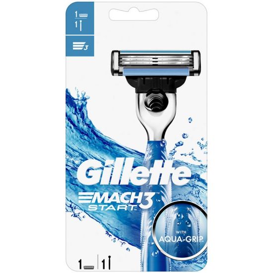 Gillette Mach3 Start Scheersysteem met Aqua-Grip incl 1 Mesje