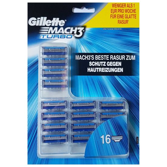 Gillette Mach3 Turbo 16 mesjes