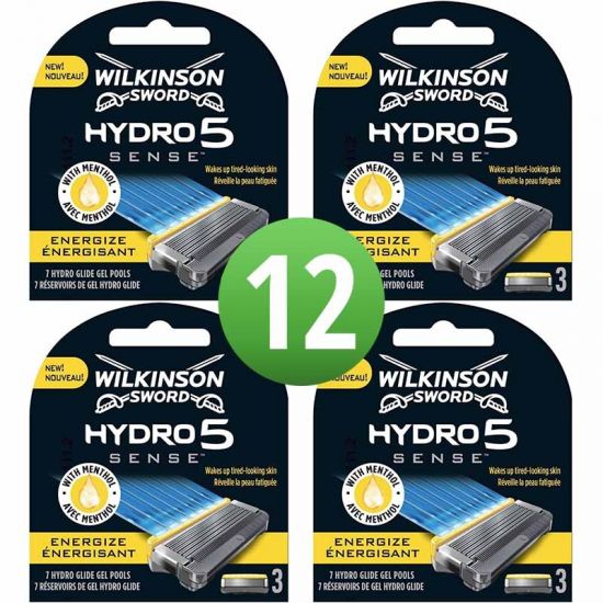 Wilkinson Combi Hydro 5 SENSE Energize 12 Scheermesjes