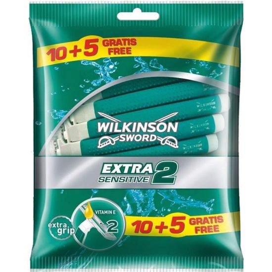 Wilkinson Sword Extra2 Sensitive 15 Wegwerpmesjes