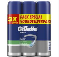 Gillette Series Scheergel 3x200ml Sensitive