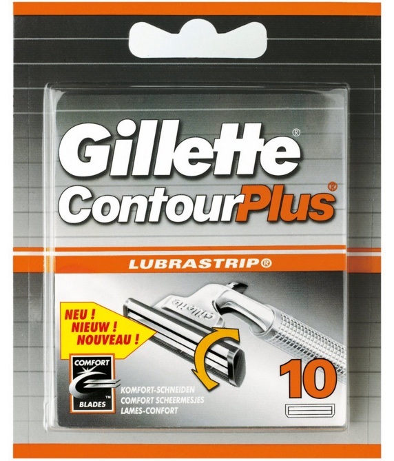 Dagaanbieding - Gillette Contour Plus Scheermesjes 10 stuks dagelijkse koopjes