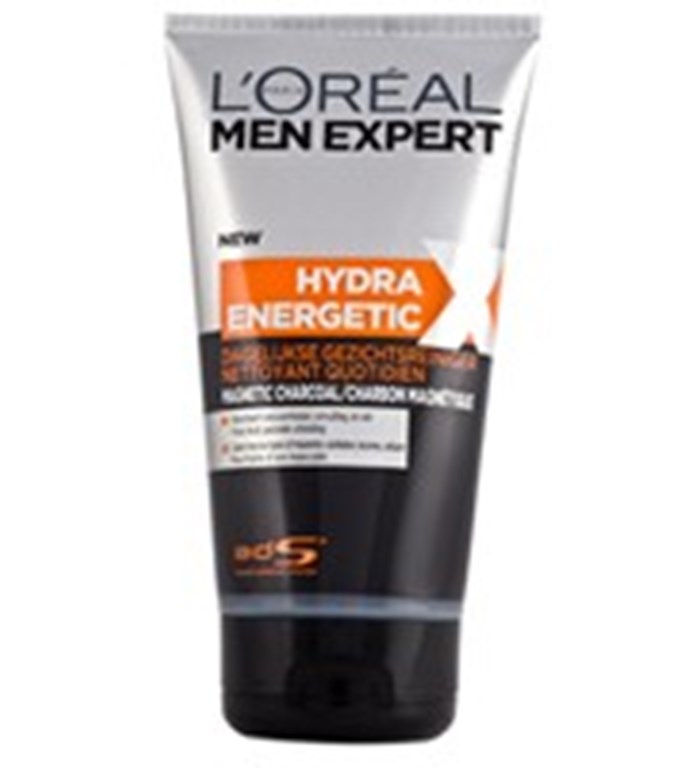 L’Oréal Men Expert Hydra Energetic Reinigingsgel - 150 ml - Charcoal - Tegen puistjes